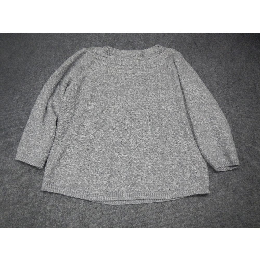 croft & barrow Light Gray Crewneck Sweater